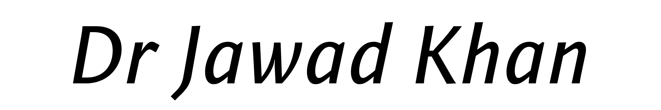 Dr Jawad Khan Logo